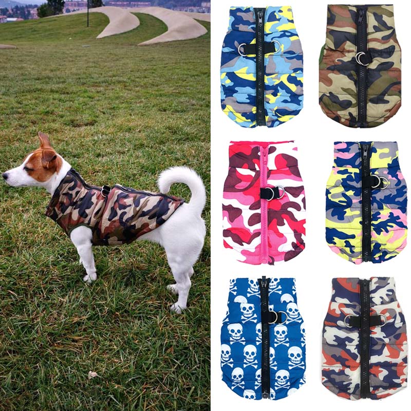 Waterproof Camo Dog Coat